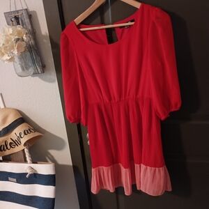 Forever 21 3/4 Long Sleeve Dress